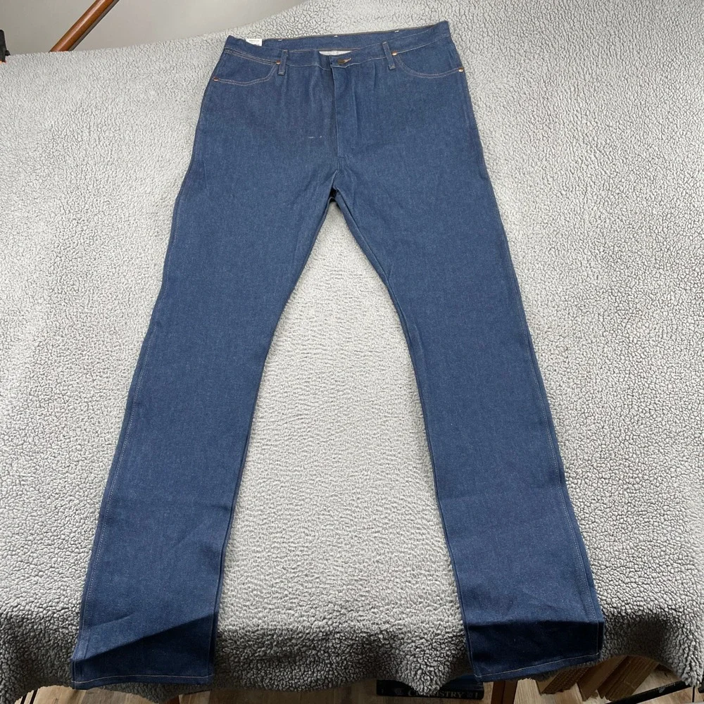 Wrangler Jeans Mens 42x40 Blue Cowboy Cut 13MWZ Original Fit Rigid Denim NWT